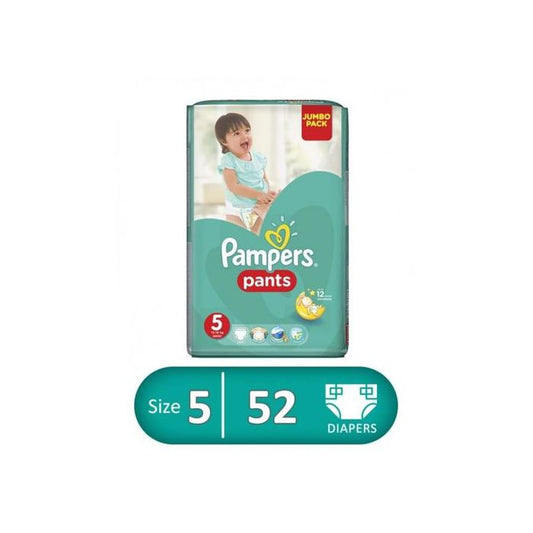 PAMPERS (PANTS 5) 12-18 KG 52 PCS