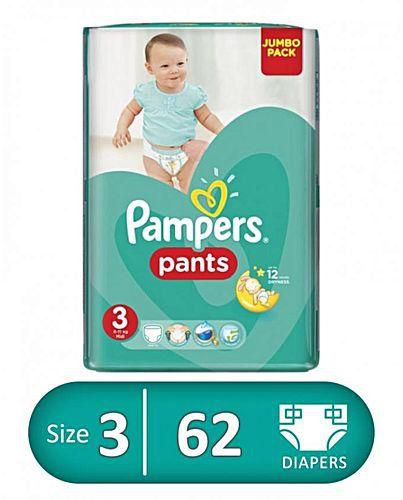 بامبرز (بنطلون 3) 6-11 كجم 62 قطعة