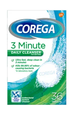 COREGA DENTURE CLEANSER 36 TAB