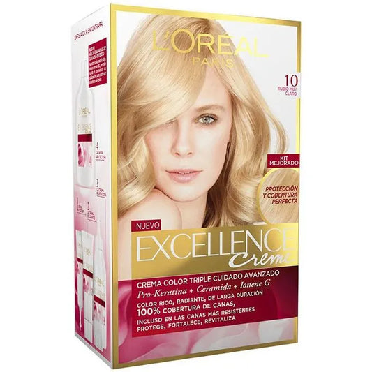 LOREAL EXCELLENCE CREME 10 LIGHT BLONDE ULTRA