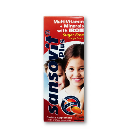 SANSOVIT PLUS ORANGE SYRUP 100GM