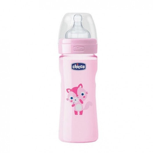 CHICCO BIBERON (57986) 2M+ 250ML ببرونة بناتي