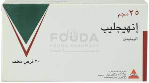 INHIGLIP 25 MG 30 TAB