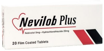 NEVILOB PLUS 5 /25 MG 20 TAB