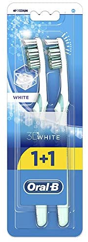 ORAL-B 3D WHITE 40MEDIUM 1+1 OFF25