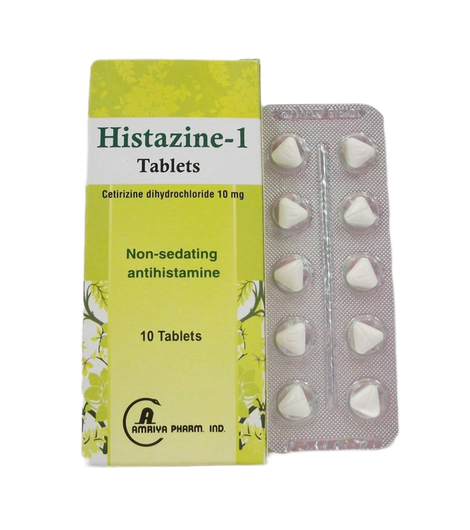 HISTAZINE - 1 - 10 MG 20 TAB