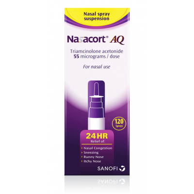 NASACORT AQ NASAL SPRAY 55 MG120DOSE