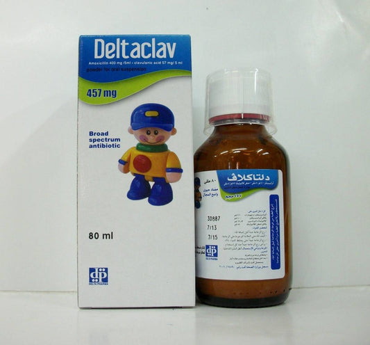 DELTACLAV 457MG SUSP 80 ML