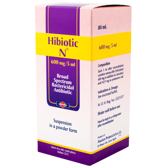 HIBIOTIC -N 600 MG / 5 ML SUSP 80 ML
