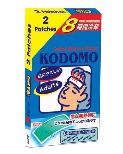 KODOMO COOLING ADHESIVES ADULTS 2 PATCHES