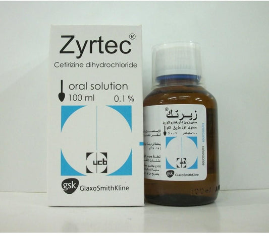 ZYRTEC 0.1% SYRUP 100ML