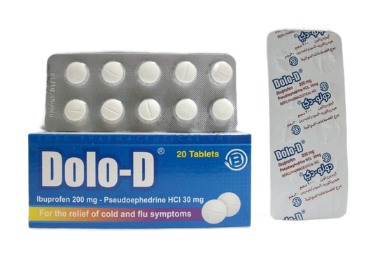 DOLO-D 30 MG 20 TAB