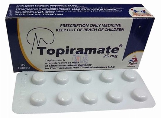 توبيراميت 25 مجم 30 قرص