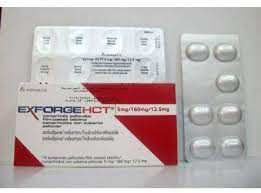 EXFORGE HCT 5 MG / 160 MG/12.5MG 14 TAB
