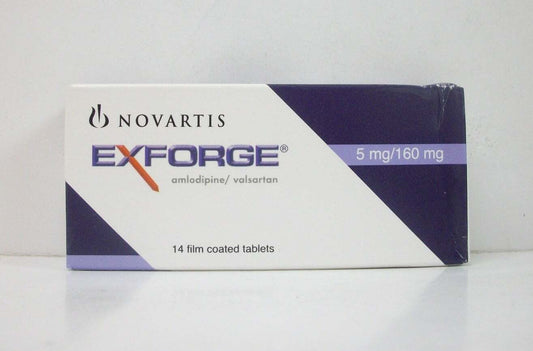 EXFORGE 5MG / 160 MG 14 TAB
