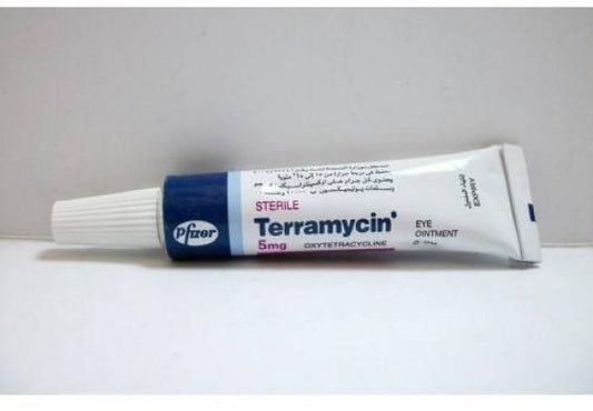 TERRAMYCIN 5 GM E . OINT