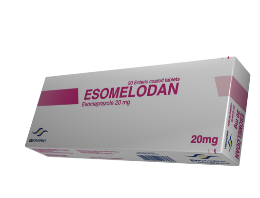 ESOMELODAN 20 MG 20 TAB