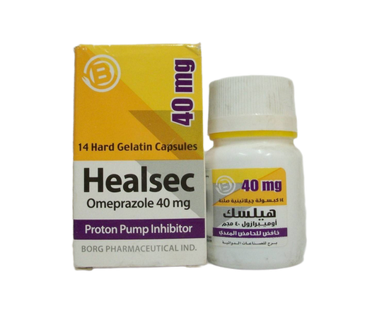 HEALSEC 40MG 14CAP