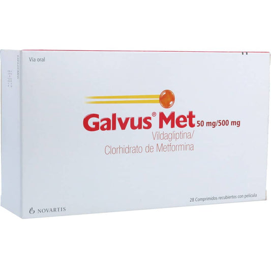 Galvus Met 50 Mg / 500 Mg 30 Tab