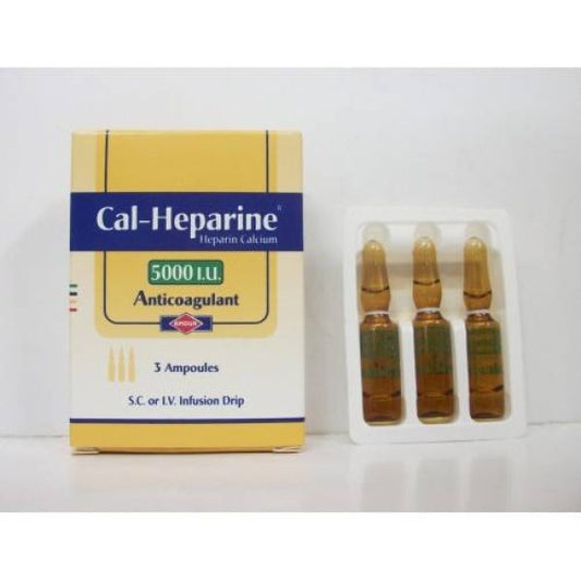 CALHEPARIN 5000 U I 3 AMP 1 ML