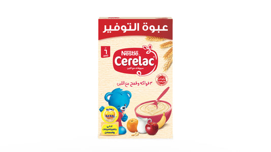 CERELAC 500 MG 3فواكه ولبن