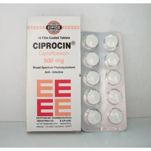 CIPROCIN 500 MG 10 TAB