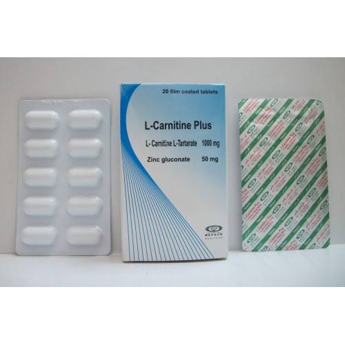 L - CARNITINE PLUS 1000 MG 20 CAP