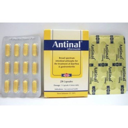 ANTINAL 200 MG 24 CAP