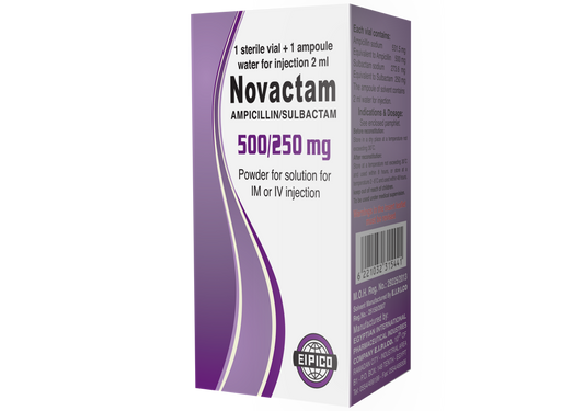 NOVACTAM 500/250 VIAL +1AMPOULE