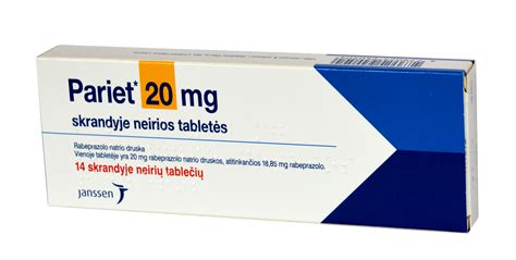 PARIET 20 MG 14 TAB