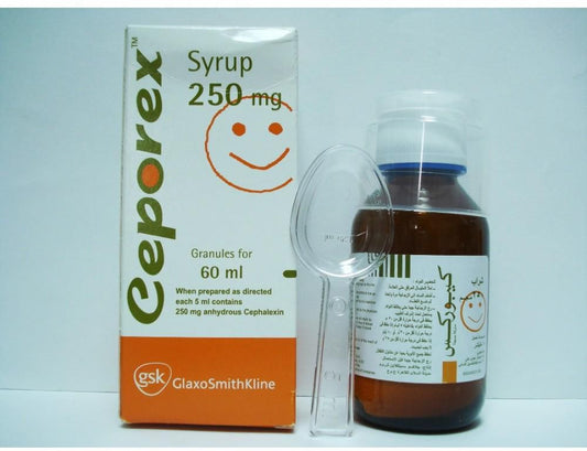 Ceporex 250 Mg / 5 Ml Susp 60 Ml