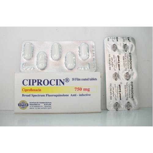 CIPROCIN 750MG 10TAB