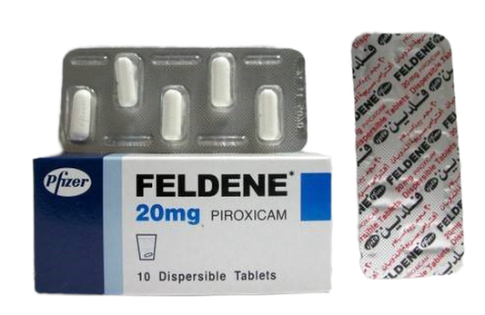 FELDENE 20 MG SOLUBLE 10 TAB