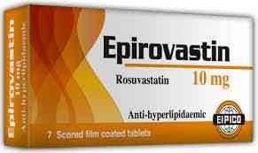 EPIROVASTIN 10 MG 7 TAB