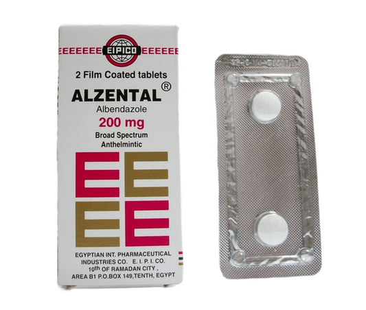ALZENTAL 200 MG 2 TAB