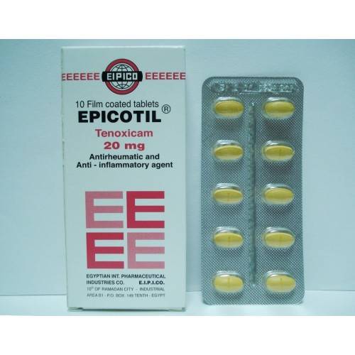 EPICOTIL 20 MG 10 TAB