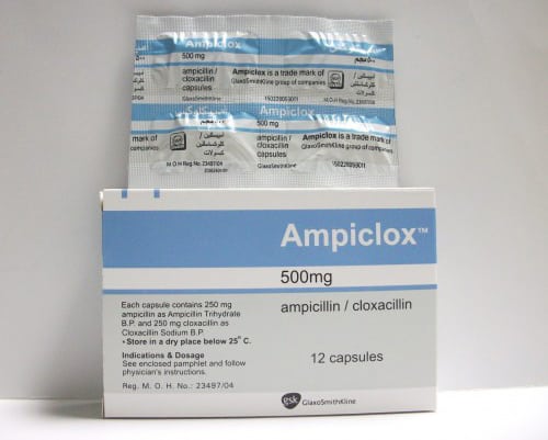 Ampiflux 500 Mg 12 Cap
