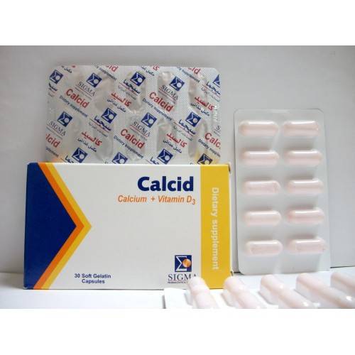 CALCID ( CACIUM+VIT.D3 ) 30 CAP