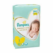 بامبرز (العناية المميزة 1) 2-5 كيلو 60 قطعة سعودي