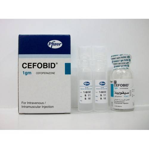 Cefobid 1 Gm 1 Vial