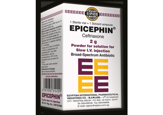 EPICEPHIN 2 GM I.V 1VIAL