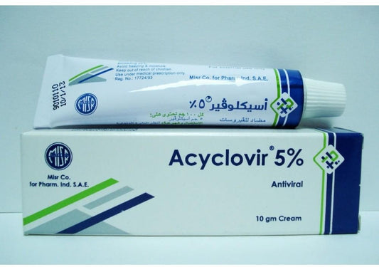 ACYCLOVIR 5 10 GM CREAM