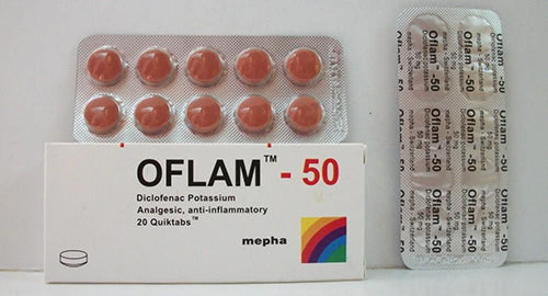 OFLAM 50 MG 20 TAB