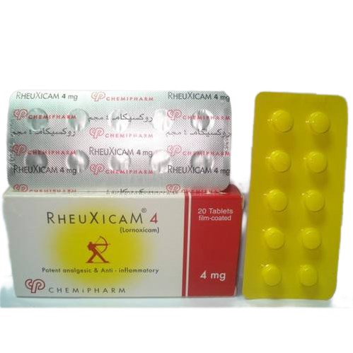 RHEUXICAM 4 MG 20TAB