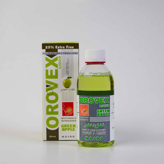 OROVEX GREEN APPLE MOUTH WASH 250ML