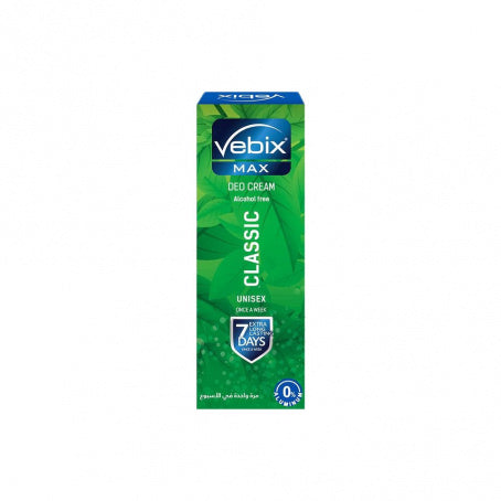 VEBIX CREAM فيبكس مزيل لرائحة العرق 10 مللى اخضر