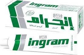 Ingram Lather Shave Extra Cool 60Gm اخضر