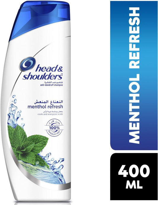 HeadShoulders Shampoo Menthol Refresh 400Ml 48ج