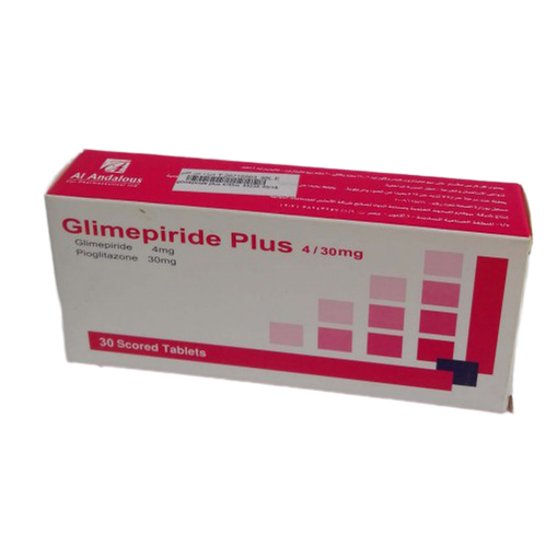 GLIMEPIRIDE -PLUS 4 /30 MG 30 TAB