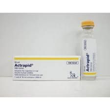 ACTRAPID HM 100 U 1 VIAL